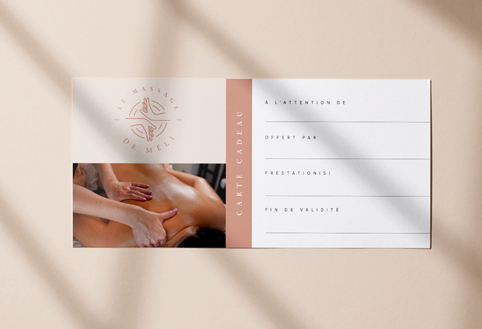 Carte cadeau massage bien-être Le Massage de Méli — à offrir à Mouans-Sartoux